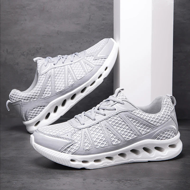 ⏰LAST DAY 60% OFF🛒 Men's Ultra-Light Orthopedic Mesh Sneakers – Breathable, Soft, Wide Fit with Arch Support & Cushioned Comfort