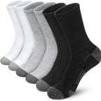 Breathable Sports Socks 3 Pairs Pack Moisture Wicking Long Athletic Socks for Workout