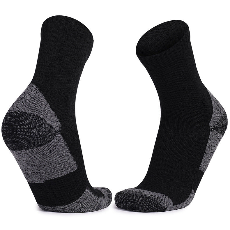 Men's Merino Wool Hiking Socks Outdoor Trekking Skiing Thick Warm Sports Socks Mountaineering Snow Socks