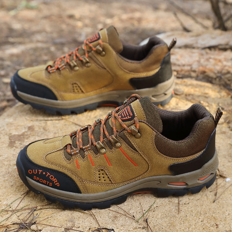 Men's Outdoor Comfort Orthopedic Hiking Shoes Wide Toe Waterproof Non-slip Running Shoes