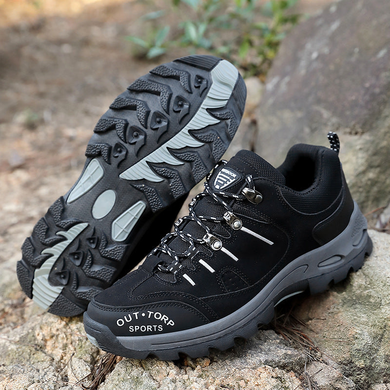 Men's Outdoor Comfort Orthopedic Hiking Shoes Wide Toe Waterproof Non-slip Running Shoes