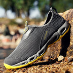 💥 Summer Sale💥 Men’s Lightweight Slip-On Barefoot Water Shoes – Breathable Mesh, Quick-Dry, Anti-Slip for Hiking & Outdoors