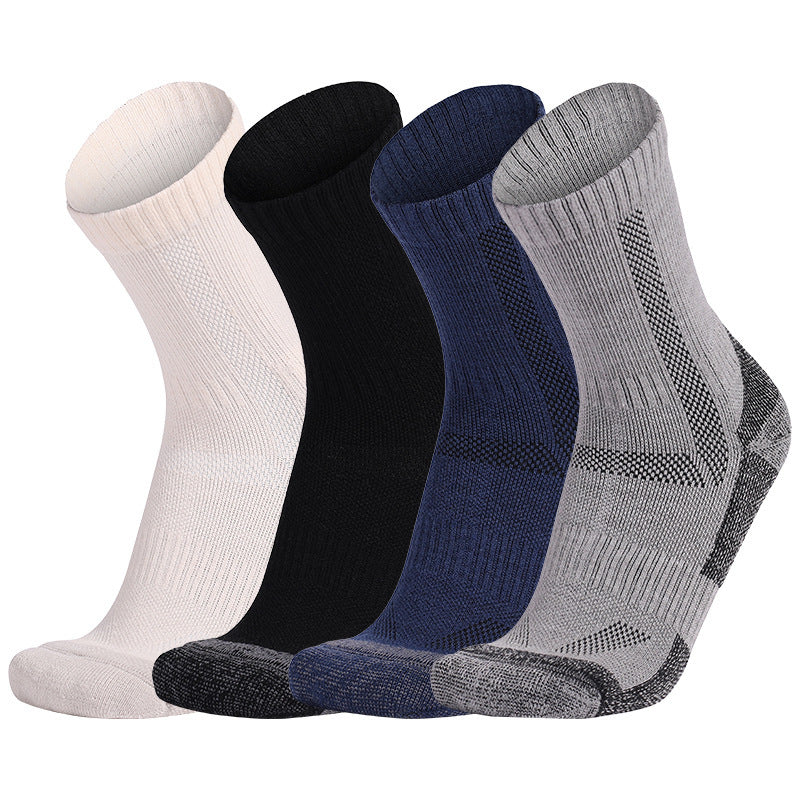 Men's Merino Wool Hiking Socks Outdoor Trekking Skiing Thick Warm Sports Socks Mountaineering Snow Socks