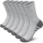 Breathable Sports Socks 3 Pairs Pack Moisture Wicking Long Athletic Socks for Workout