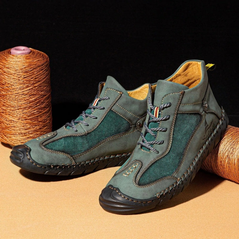 💥Last day deals 70% OFF💥Men's Outdoor Comfortable Breathable Retro Lace-up Arch Support Boots Non-Slip Wear-Resistant Cycling Boots