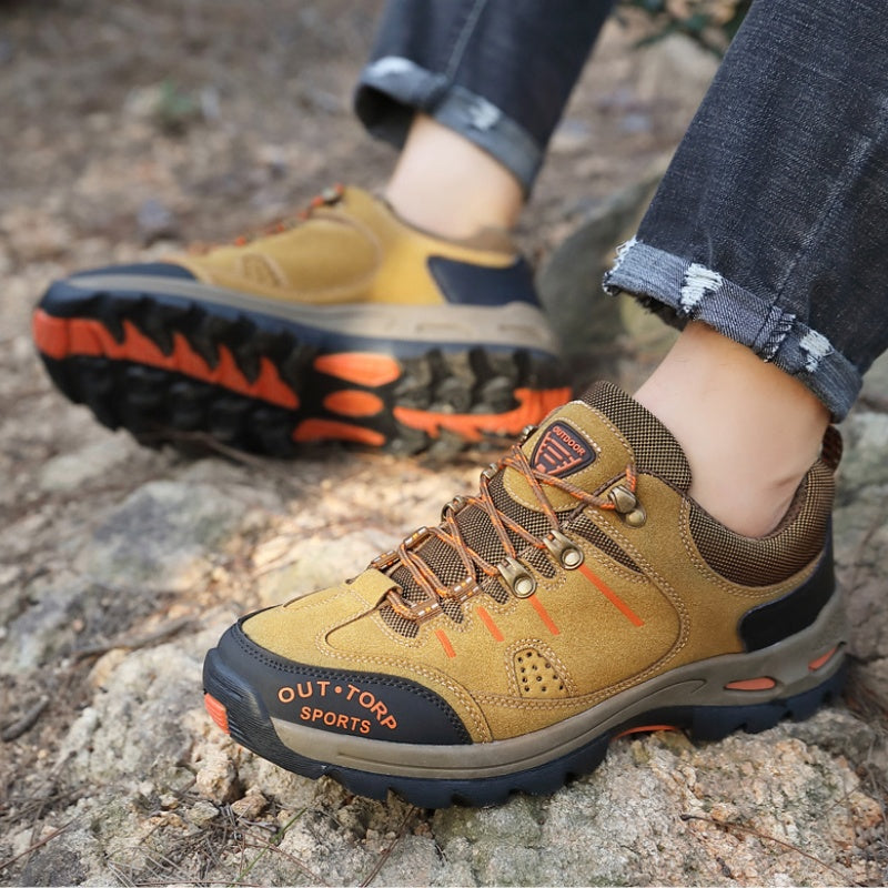 Men's Outdoor Comfort Orthopedic Hiking Shoes Wide Toe Waterproof Non-slip Running Shoes