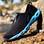 💥 Summer Sale💥 Men’s Lightweight Slip-On Barefoot Water Shoes – Breathable Mesh, Quick-Dry, Anti-Slip for Hiking & Outdoors