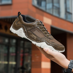 (⏰Clearance Sale-70%OFF🔥)Men's Knitted Loafers – Comfortable, Lightweight, Breathable with Arch Support & Wide Toe, Leather Upper