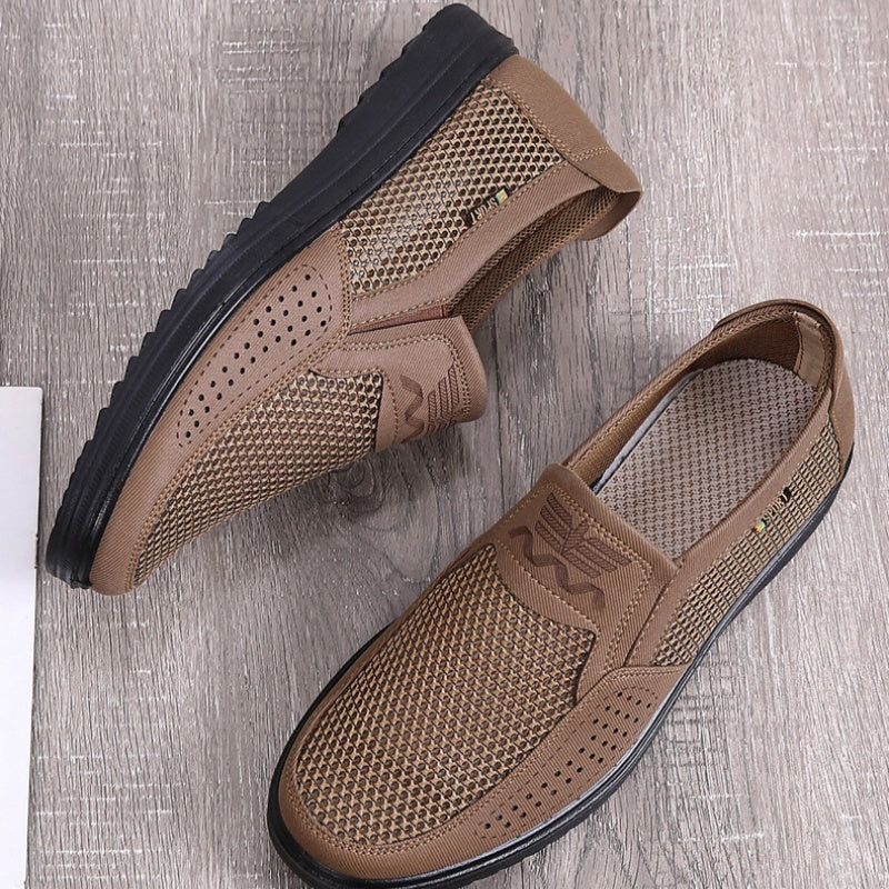 ⏰Last Day Deals 60% OFF🛒Men’s Comfortable Walking Shoes – Honeycomb Mesh, Soft Ergonomic Lining, Shock-Absorbing Sole, Non-Slip Rubber Outsole, Ideal for Bunion, Plantar Fasciitis & Diabetic Feet