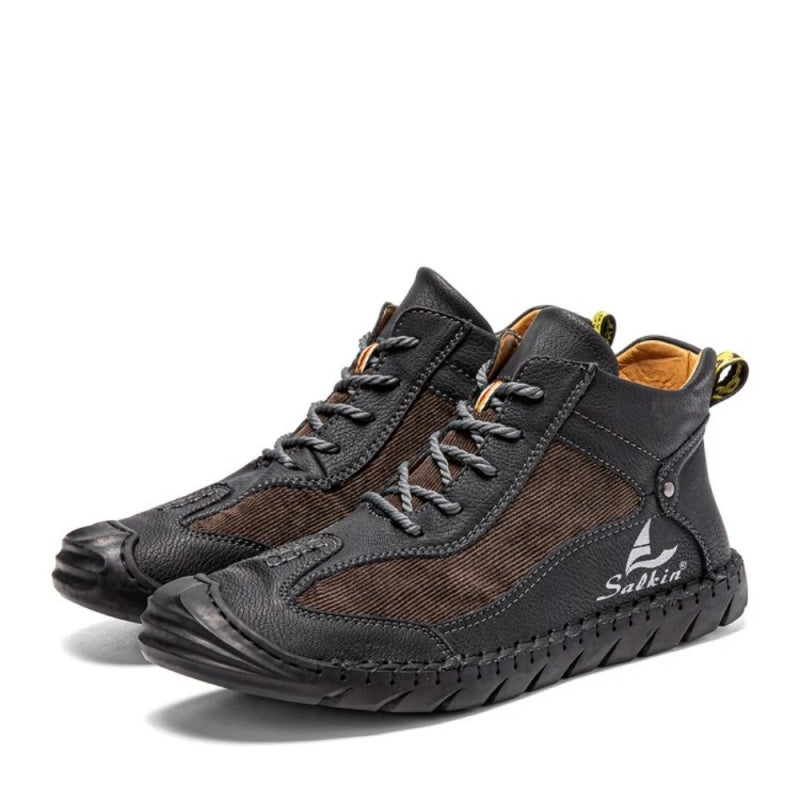 💥Last day deals 70% OFF💥Men's Outdoor Comfortable Breathable Retro Lace-up Arch Support Boots Non-Slip Wear-Resistant Cycling Boots