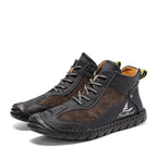 💥Last day deals 70% OFF💥Men's Outdoor Comfortable Breathable Retro Lace-up Arch Support Boots Non-Slip Wear-Resistant Cycling Boots