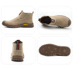 ⏰ Limited Time 70% OFF – Men's Steel Toe Lightweight Work Boots with Kevlar Fiber | Puncture & Impact Resistant Safety Shoes