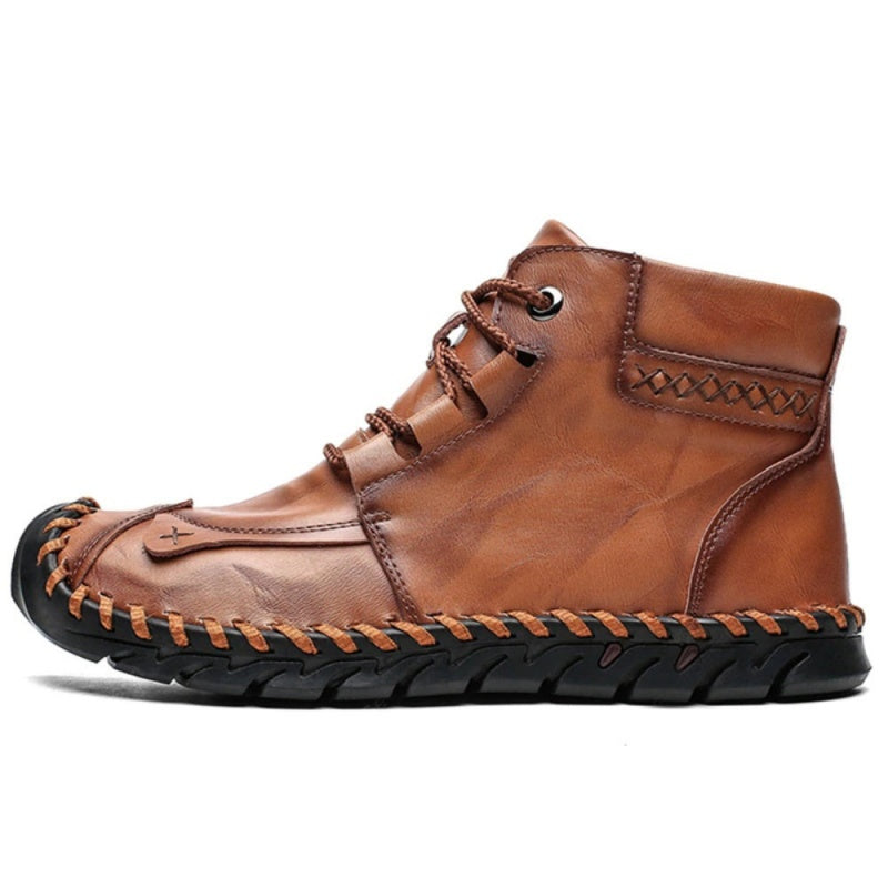 💥Last day deals 70% OFF💥Men's Comfortable Waterproof Durable Handmade Leather Shoes Wide Toe Shoes