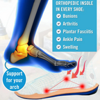 (⏰Limited Time Sale 70% OFF) Men's Orthopedic Comfortable Handmade Leather Boots - Waterproof Non-Slip Arch Support Wide Toe Shock-Absorbing Outdoor Leather Boots