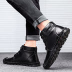 (⏰LAST DAY-70% OFF🔥)Men’s Handmade Full-Grain Leather Casual Outdoor Boots – Waterproof, Durable with Protective Toe, Wide Fit & Arch Support