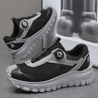 HOT SALE!Men's Work Hiking Shoes, Waterproof Safety Outdoor Boots with Wide Toe, Arch Support, Shock-Absorbing Sole, Puncture & Smash Resistant