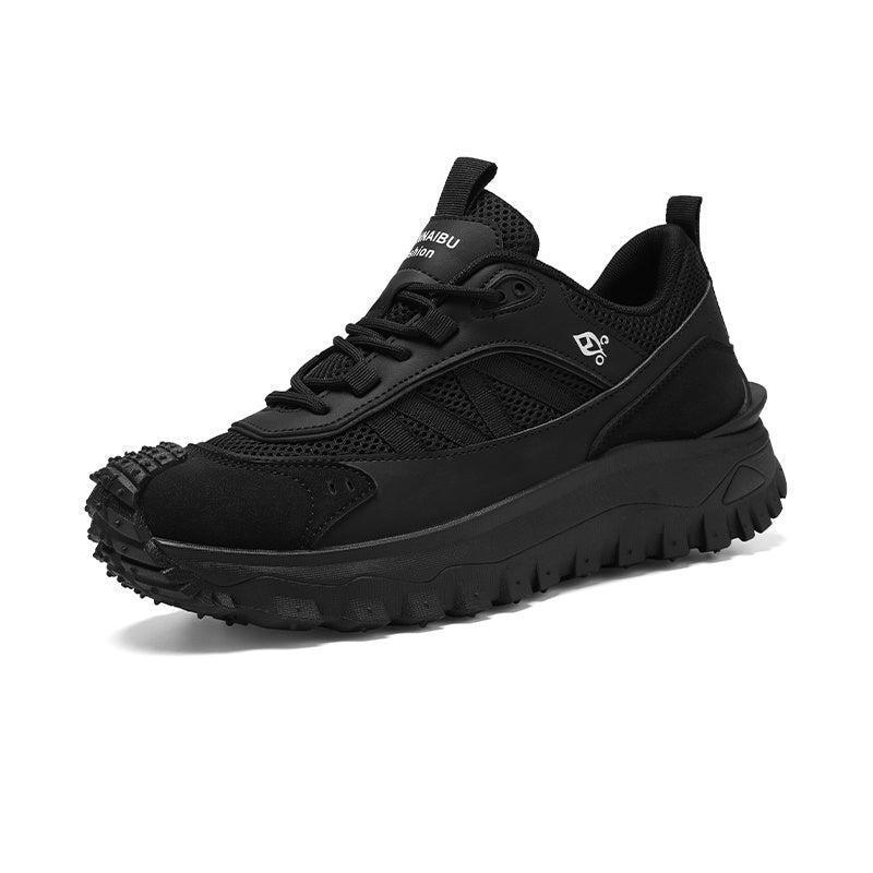 (⏰LAST DAY-70% OFF🛒)Men’s Work Hiking Shoes – Waterproof, Shock Absorbing Sole, Puncture & Smash Resistant, Wide Toe, Arch Support for Comfort and Durability