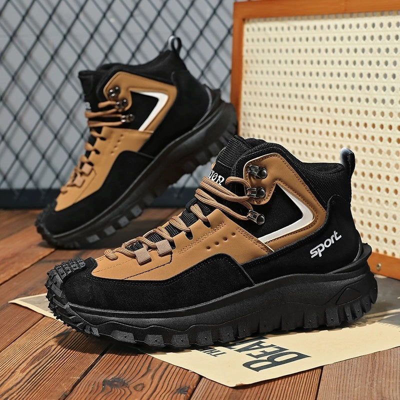 ⏰LAST DAY-70% OFF🛒Men's Outdoor Work & Hiking Boots – Waterproof, Non-Slip, Puncture & Smash-Proof, Arch Support, Wide Toe for All-Day Comfort