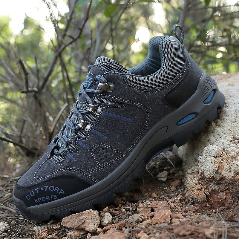Men's Outdoor Comfort Orthopedic Hiking Shoes Wide Toe Waterproof Non-slip Running Shoes