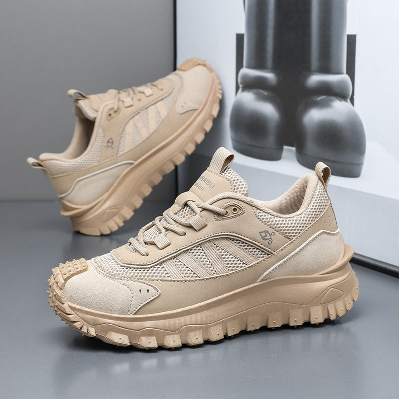 (⏰LAST DAY-70% OFF🛒)Men’s Work Hiking Shoes – Waterproof, Shock Absorbing Sole, Puncture & Smash Resistant, Wide Toe, Arch Support for Comfort and Durability