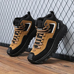 ⏰LAST DAY-70% OFF🛒Men's Outdoor Work & Hiking Boots – Waterproof, Non-Slip, Puncture & Smash-Proof, Arch Support, Wide Toe for All-Day Comfort