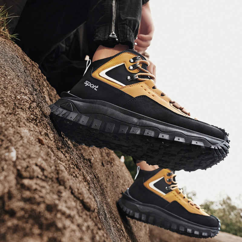 ⏰LAST DAY-70% OFF🛒Men's Outdoor Work & Hiking Boots – Waterproof, Non-Slip, Puncture & Smash-Proof, Arch Support, Wide Toe for All-Day Comfort