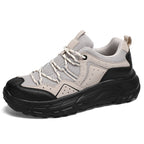 ⛰️LAST DAY 50% OFF🛒Men’s Waterproof Leather Hiking Boots – Arch Support, 2" Thick & Wide Sole for Extra Height and Stability, Protective Toe, Non-Slip Grip, Breathable Comfort for Outdoor Adventures