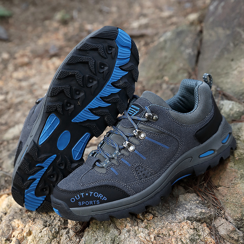 Men's Outdoor Comfort Orthopedic Hiking Shoes Wide Toe Waterproof Non-slip Running Shoes