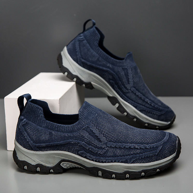 ⏰Flash Sale – 70% OFF🛒Men's Orthopedic Slip-On Walking Shoes – Arch Support, Wide Toe Box, Lightweight & Breathable Sneakers for Plantar Fasciitis, Foot Pain Relief, and All-Day Comfort