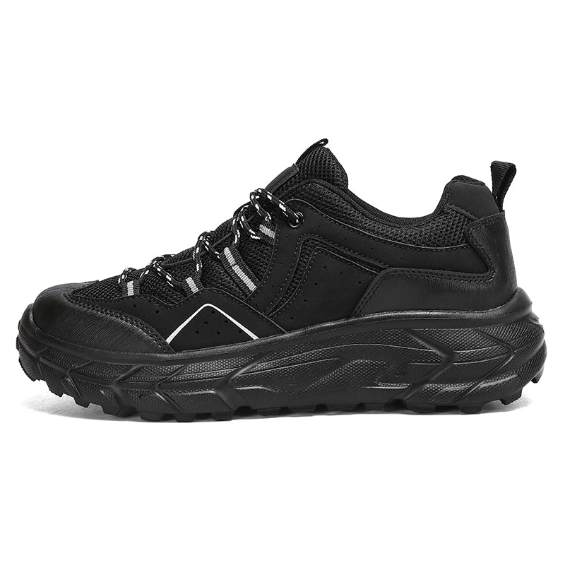 ⛰️LAST DAY 50% OFF🛒Men’s Waterproof Leather Hiking Boots – Arch Support, 2" Thick & Wide Sole for Extra Height and Stability, Protective Toe, Non-Slip Grip, Breathable Comfort for Outdoor Adventures