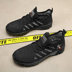 🔥HOT SALE 50% OFF🛒- Men's Lightweight Orthopedic Flyknit Sneakers – Breathable Walking, Running & Outdoor Fitness Shoes