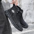 (⏰Clearance Sale-70%OFF🔥)Men's Waterproof Mountaineering & Work Boots – Anti-Collision Toe, Shock-Absorbing, Wear-Resistant Sole, Breathable & Supportive Hiking Shoes for Rugged Trails, Outdoor Adventures & Heavy-Duty Work